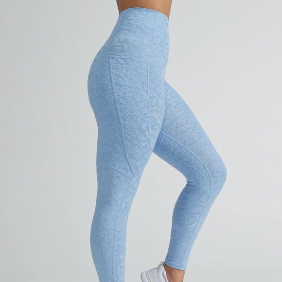 Buffbunny Collection - Flower Power Legging in Tuxedo Blue - M - Picture 2 of 10